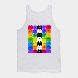 Colorful Cats! Tank Top